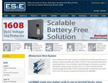 Tablet Screenshot of ese-co.com